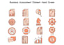 design hand drawn icons for webside, mobile, or social media